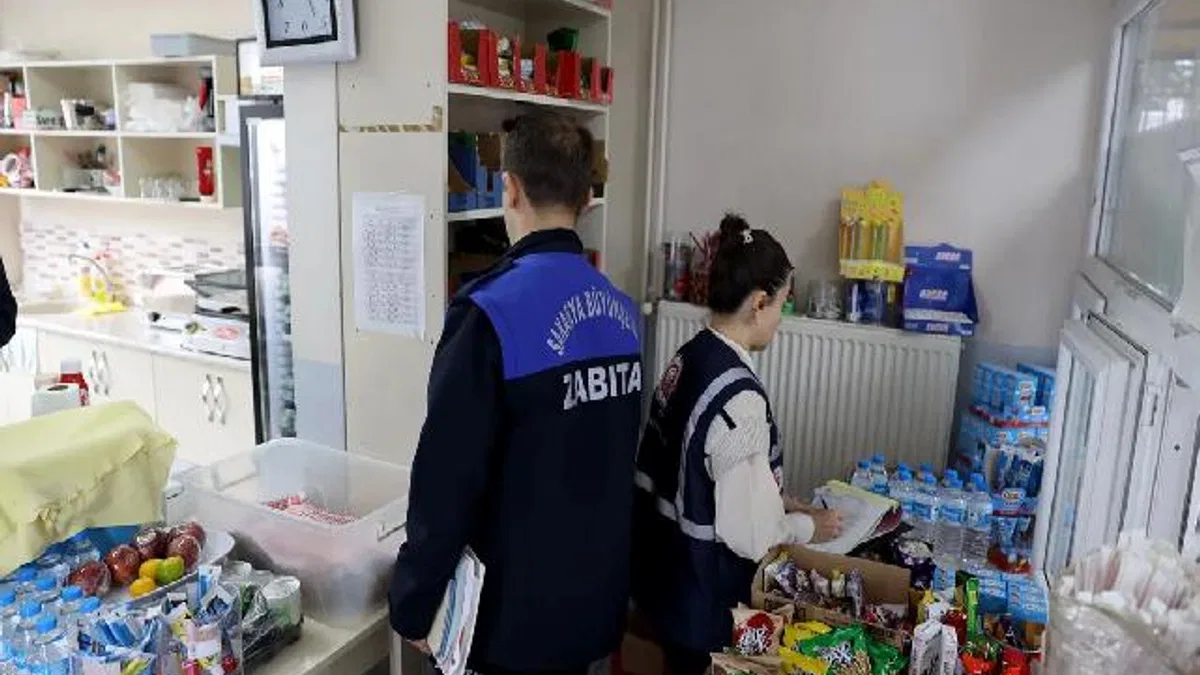 Sakarya'da okul kantinlerine denetim