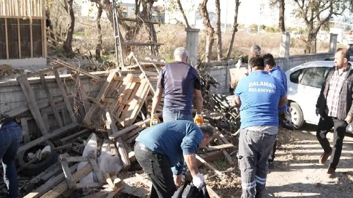 Muğla Dalaman’da 25 bin ton atık toplandı