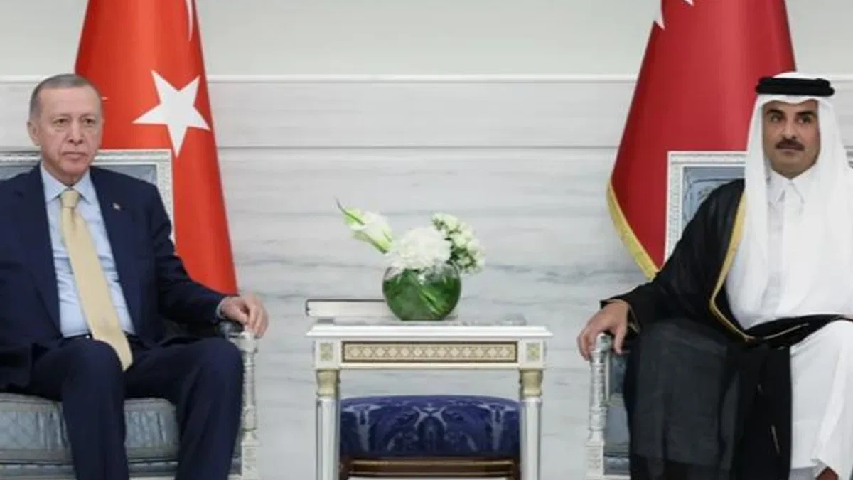 Cumhurbaşkanı Erdoğan ile Katar Emiri Al Sani görüştü