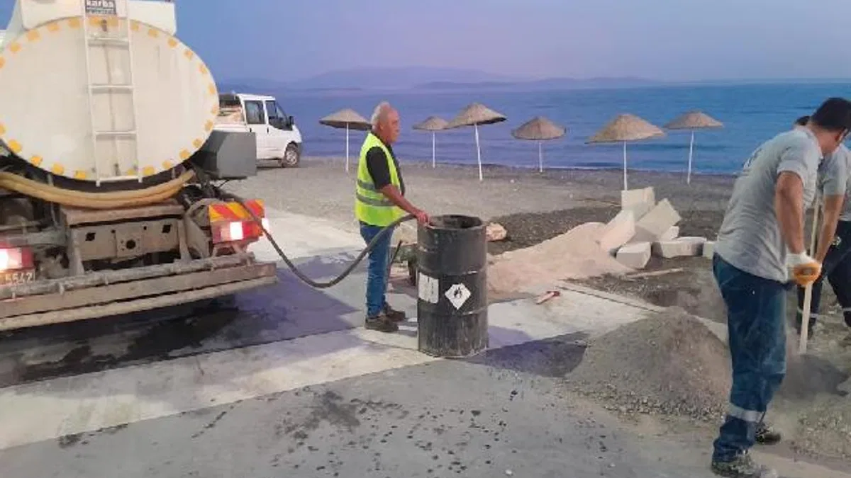 İzmir Güzelbahçe’de ‘sıcak hava’ düzenlemesi
