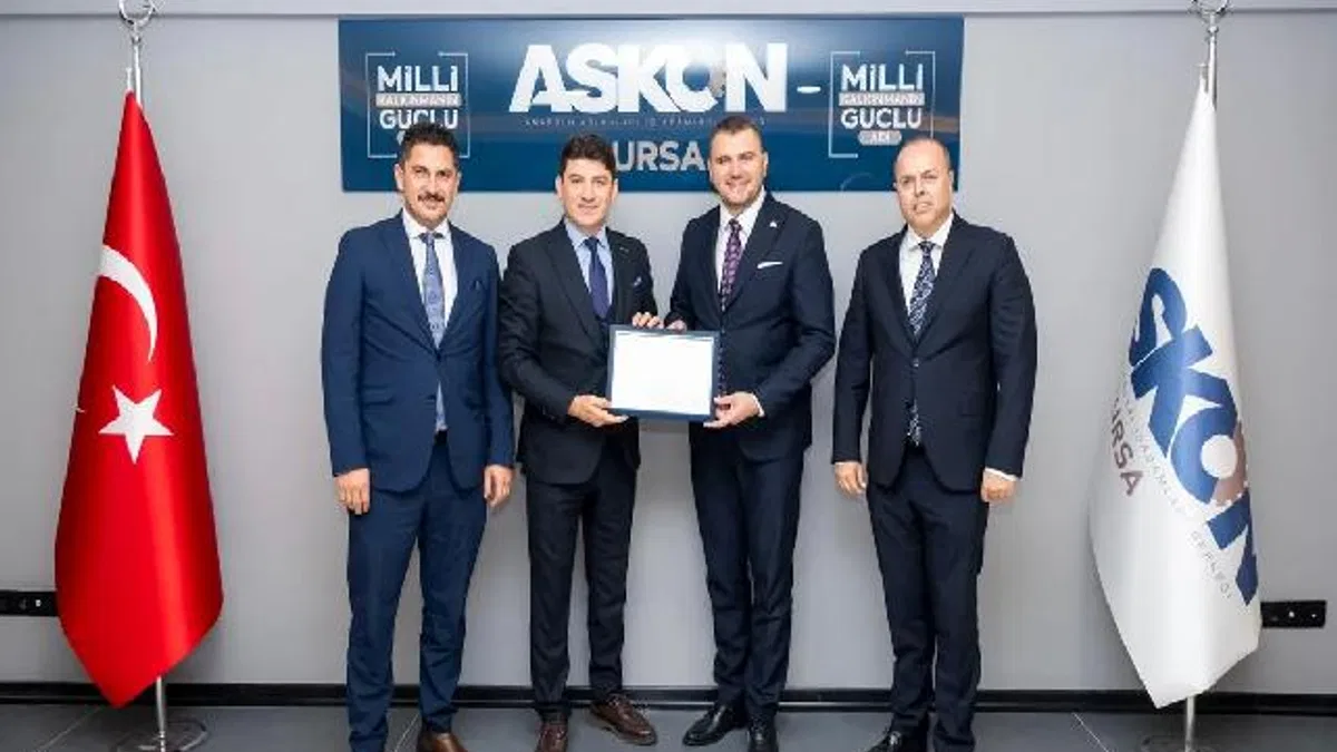 ASKON Bursa'da Kosovalı iş insanlarını ağırladı