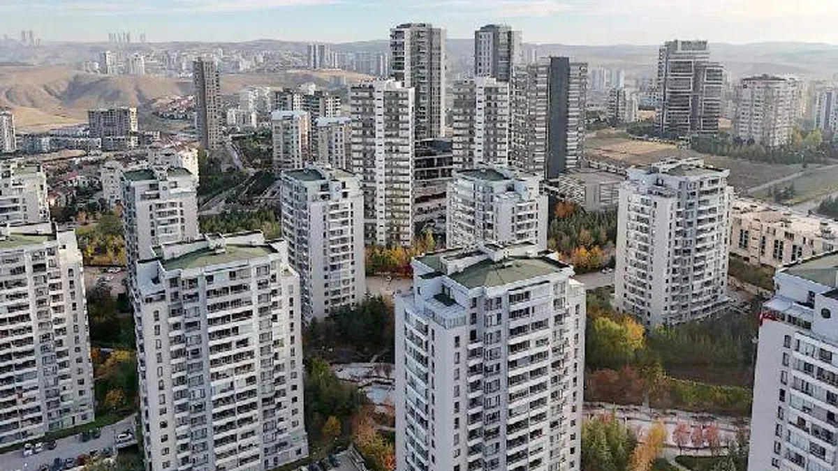 Ankara'da konut satışları ilk kez azalma gösterdi.. İşte Ankara'nın ilçe bazı konut satışları