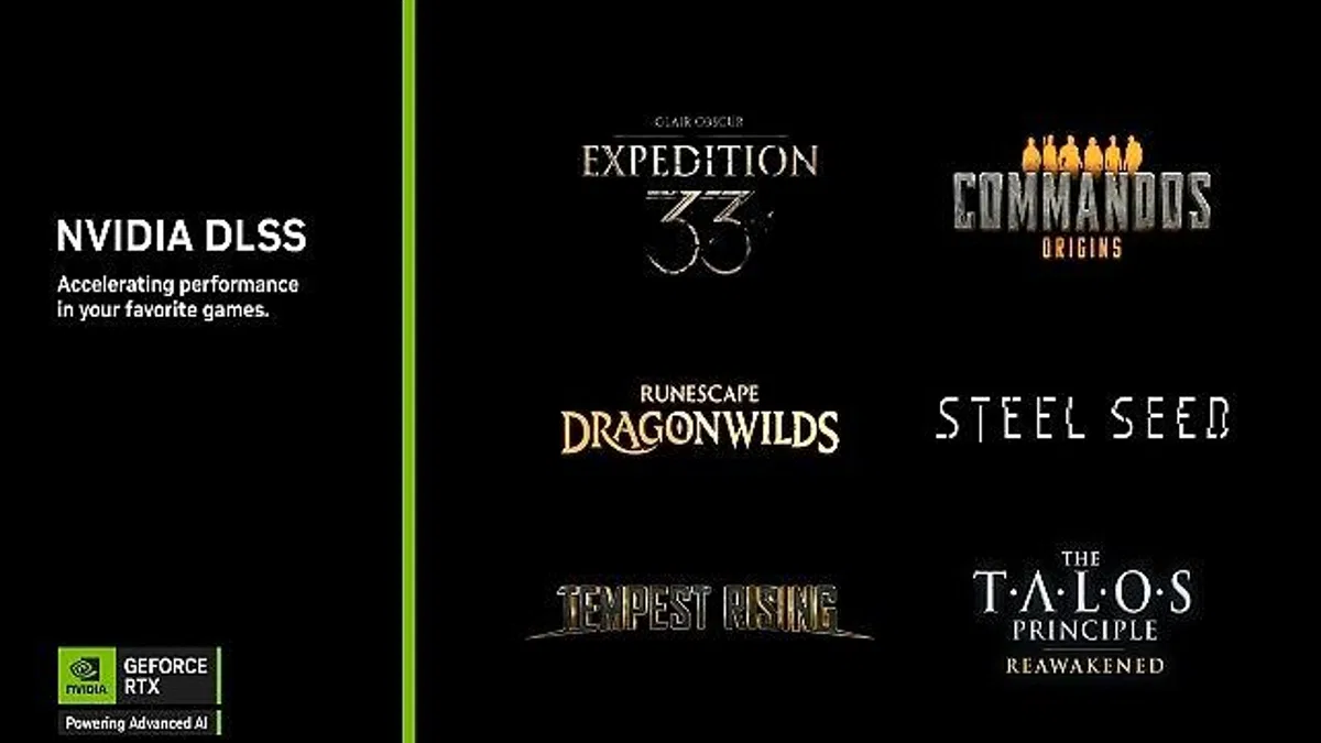 DLSS, Steel Seed, The Talos Principle: Reawakened ve daha fazlası dahil olmak üzere 6 yeni oyunda performansı hızlandırıyor