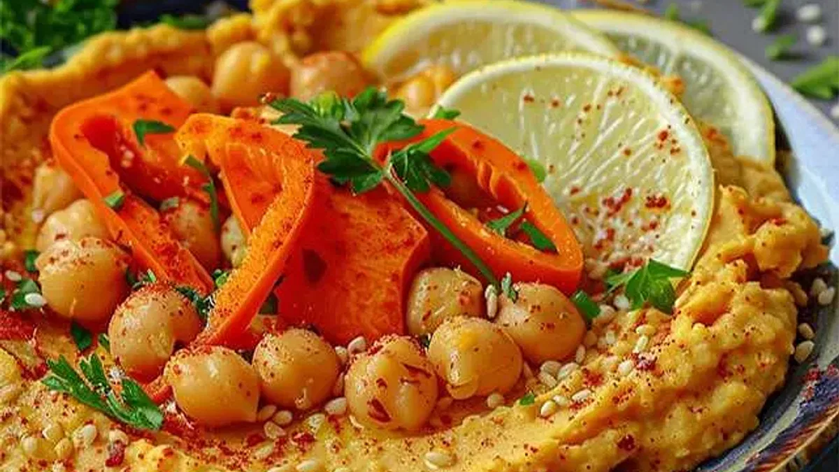 Tatlı Patatesli Humus Tarifi