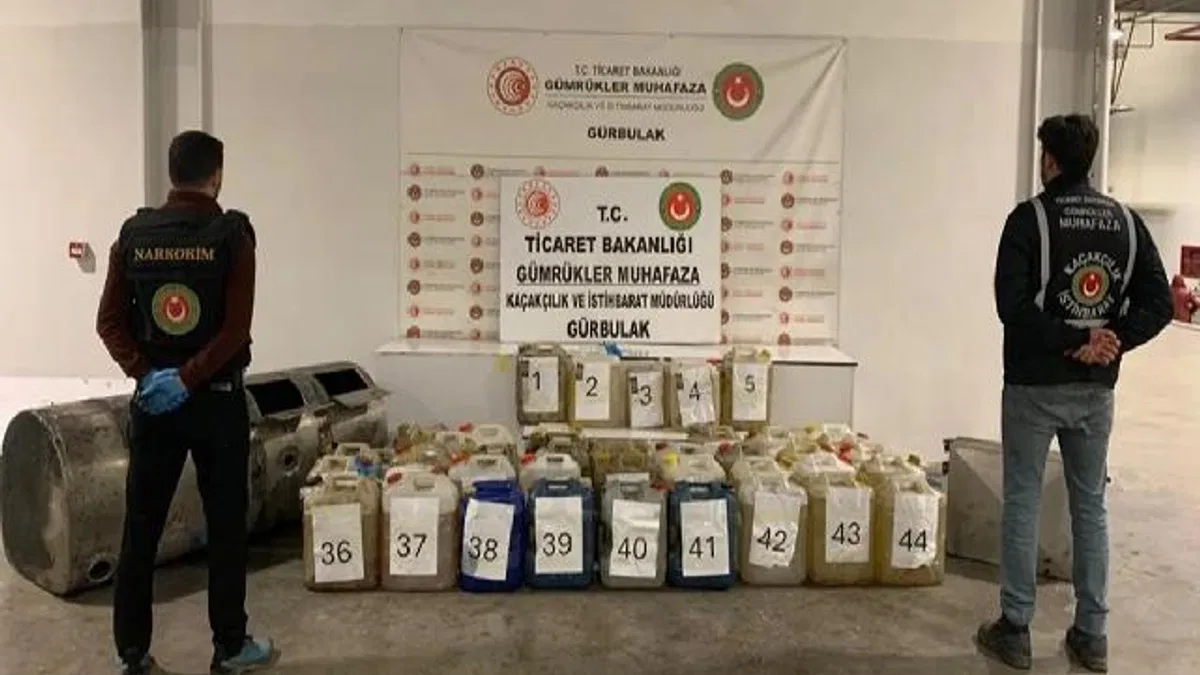 Gürbulak’ta 2,6 milyar TL'lik uyuşturucu operasyonu