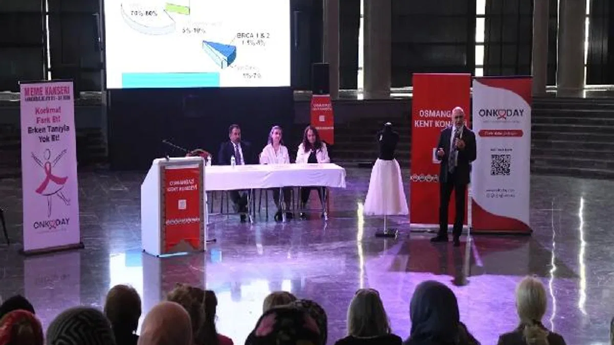 Bursa Osmangazi'de meme kanseri farkındalığı