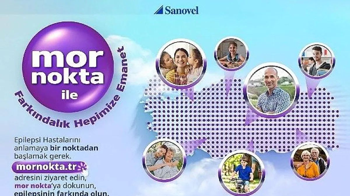 Sanovel, epilepsiyle mücadelede dikkatleri mor noktaya çekiyor.