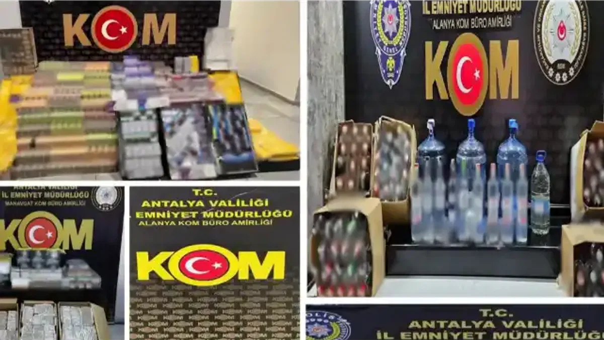 Antalya’da kaçakçılık operasyonları... 19 şüpheliye adli işlem