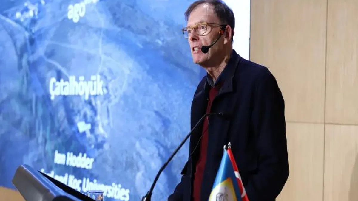 Konya'da SKAL üyeleri arkeolog Prof. Hodder'i ağırladı
