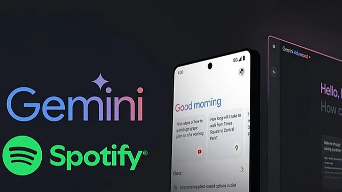 Google, Spotify'ı Gemini yapay zekasına bağlıyor