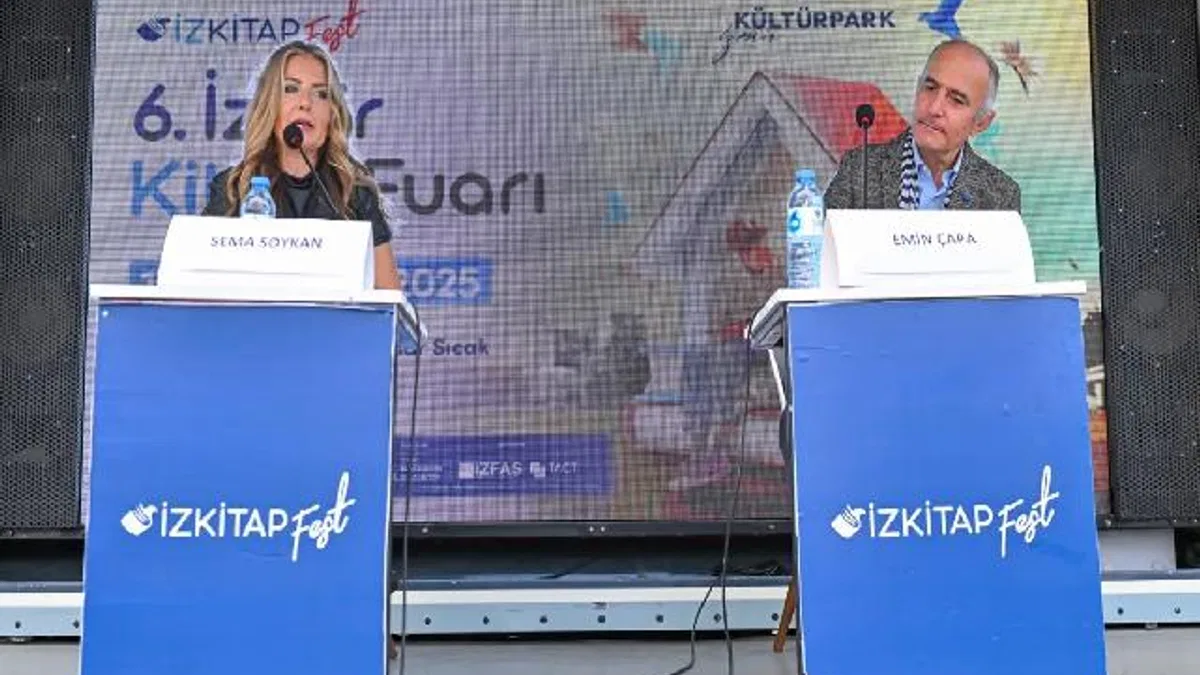 Emin Çapa ve Sema Soykan İZKİTAP’ta okuyucularla buluştu