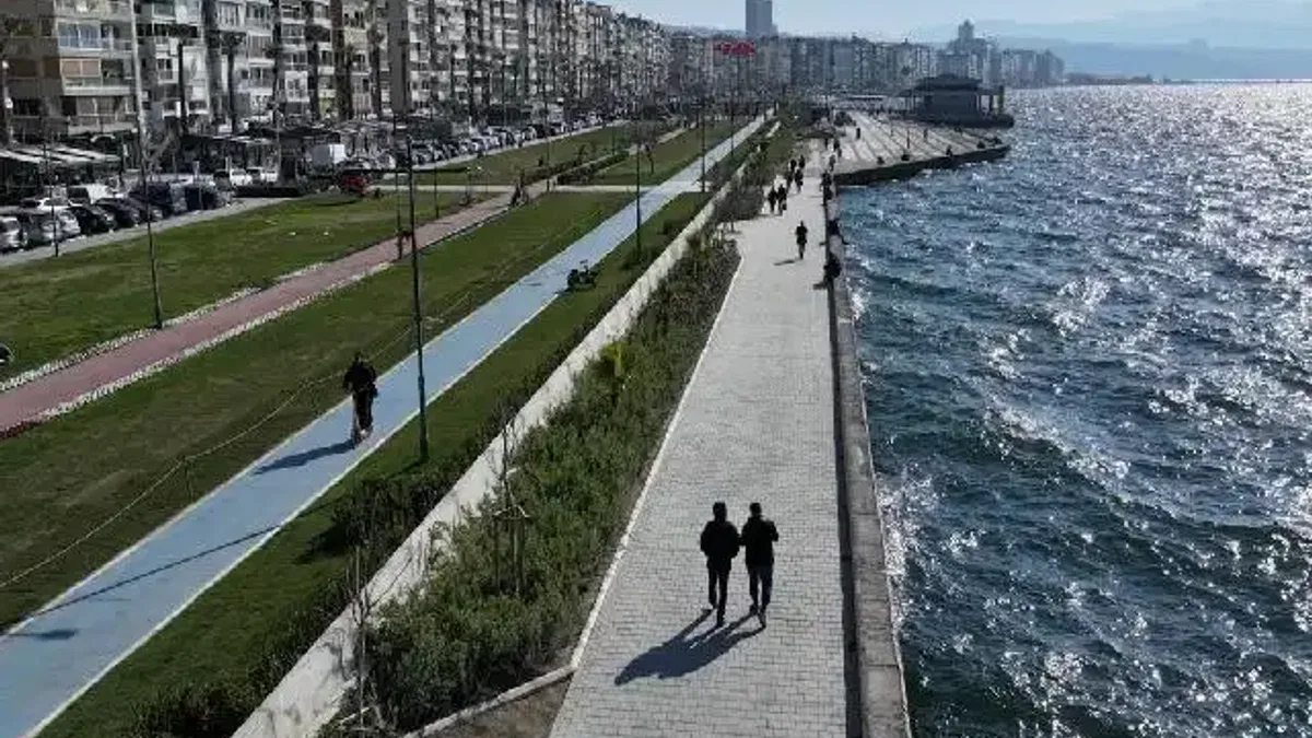 İzmir Kordon hem güvenli, hem daha yeşil
