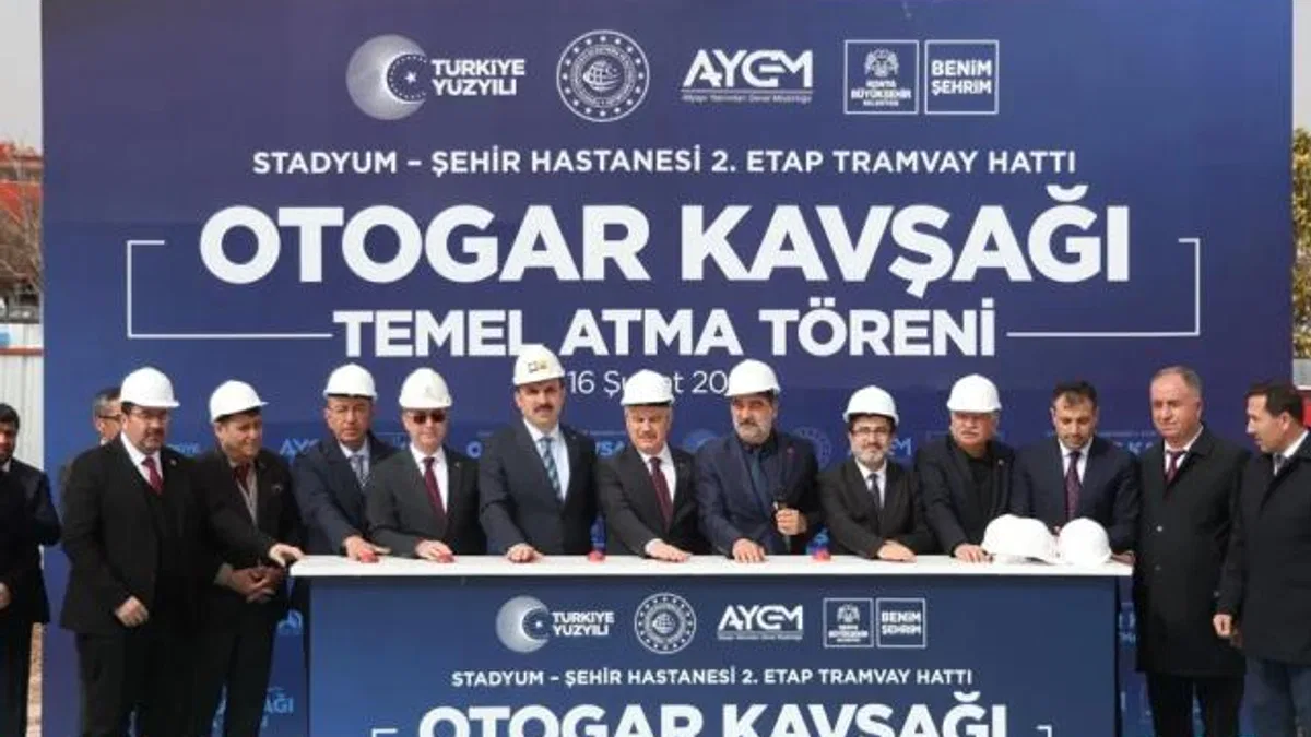 Konya’da Otogar Kavşağı’nın temeli atıldı