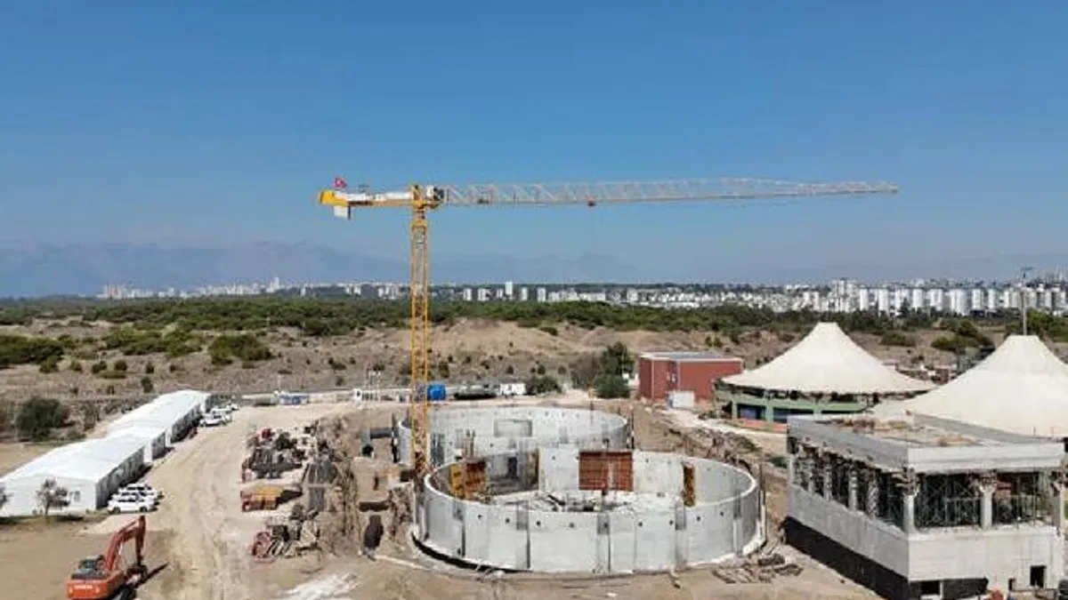 Lara Atıksu Arıtma Tesisi’nde çalışmalar tam gaz