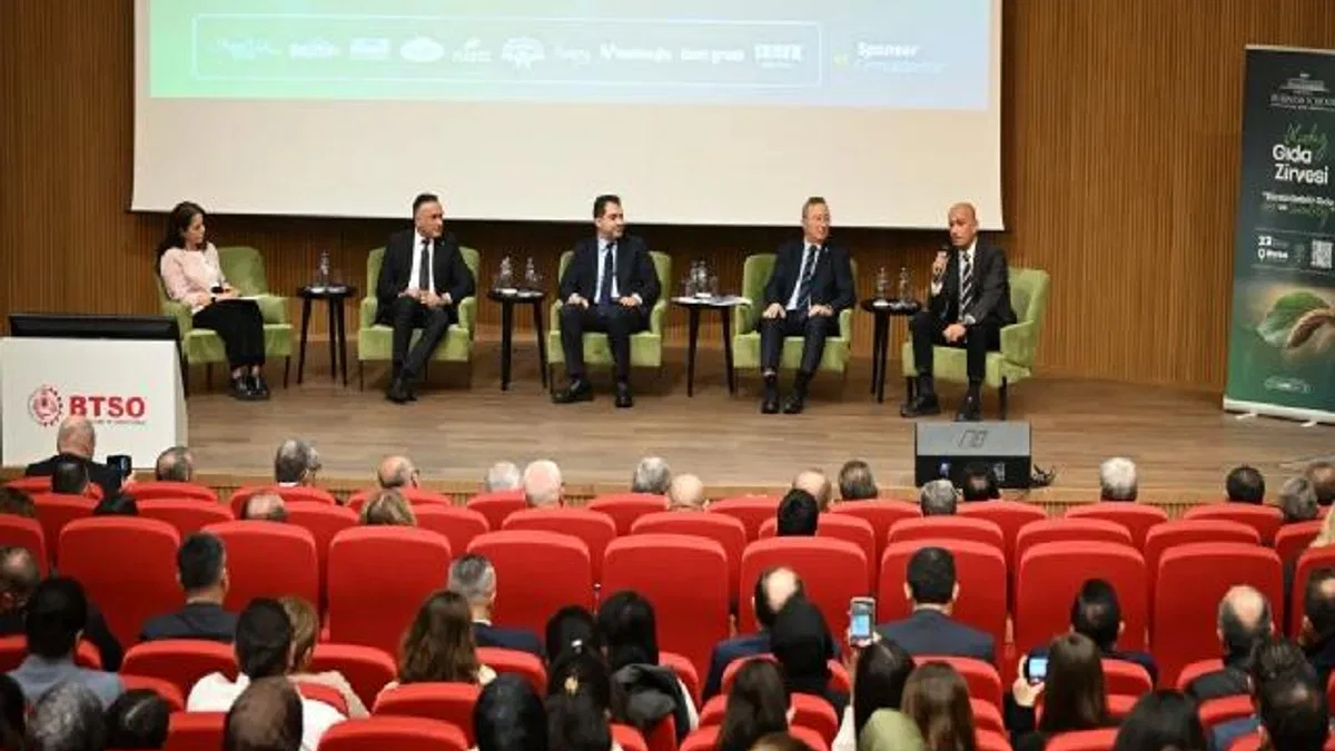 Sürdürülebilir gıda geleceği Bursa'da 'Uludağ Gıda Zirvesi'nde şekillendi