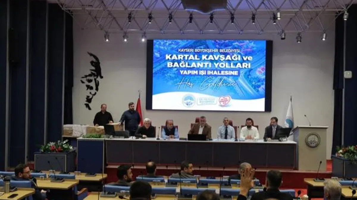 Kayseri Kartal kKavşağı'nda ihale zamanı