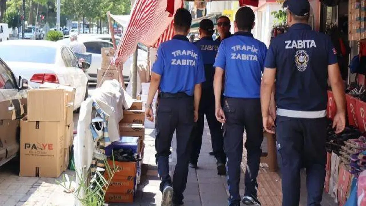 Manisa’da kaldırım işgallerine müdahale