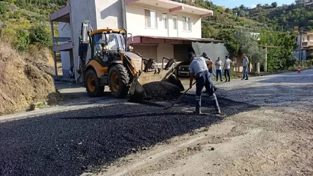 Alanya’nın kırsal yolları kışa hazırlanıyor