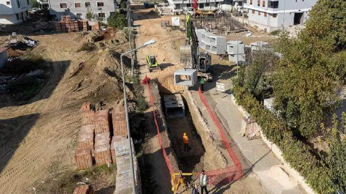 İzmir Tire’de 180 milyonluk yağmur suyu yatırımı başladı