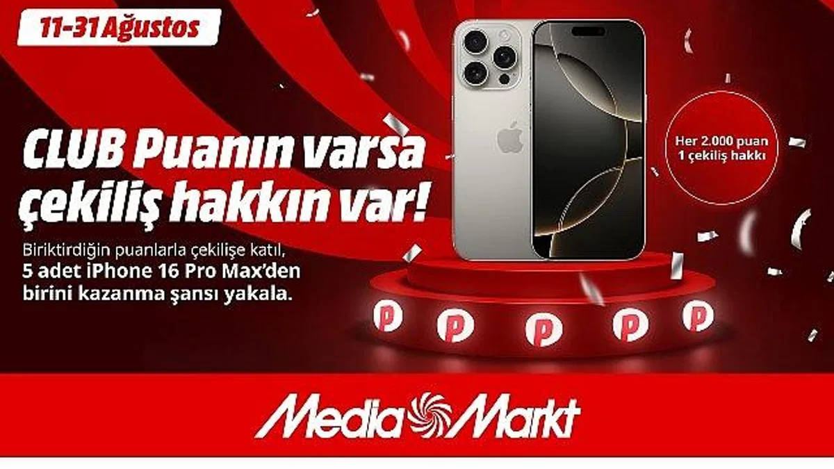 MediaMarkt'tan puanları hediyeye dönüştüren kampanya