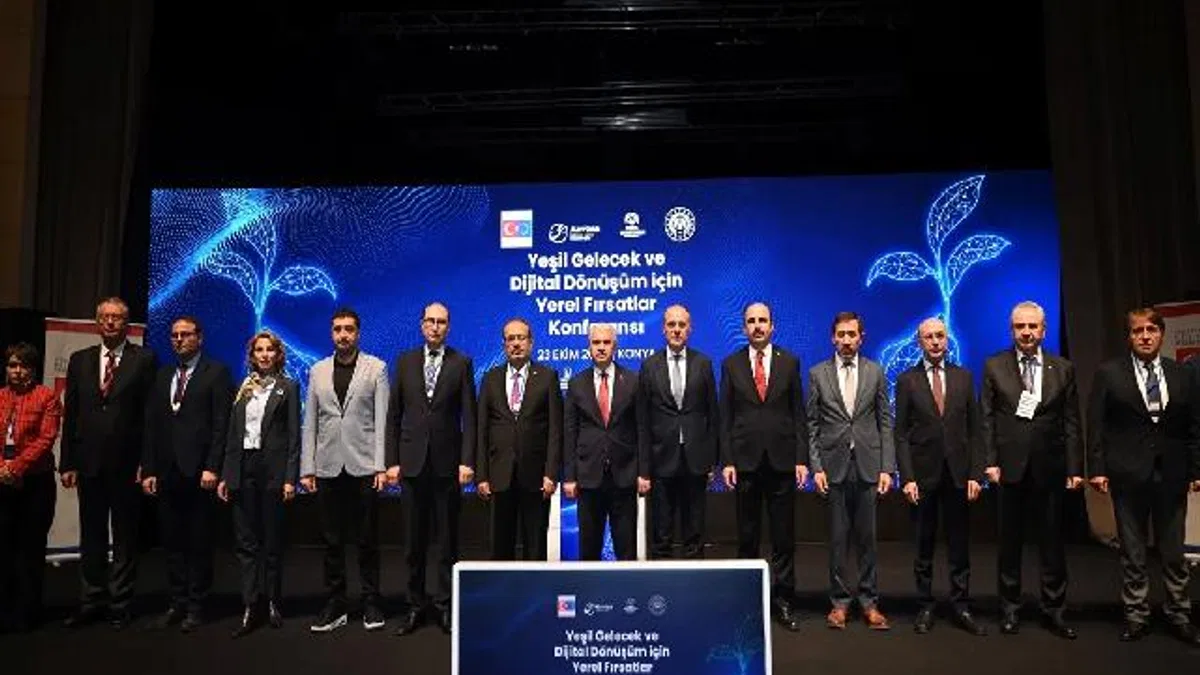 Yeşil gelecek ve dijital dönüşüm Konya'da konuşuldu