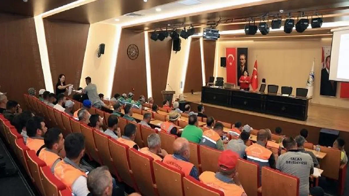 Kayseri Talas'ta KKKA eğitimi