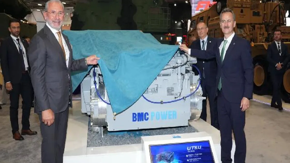 BMC yeni askeri araçlarıyla fuara damga vurdu