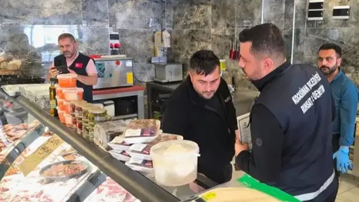 Kayseri Kocasinan'da bayram öncesi kasaplara sıkı denetim