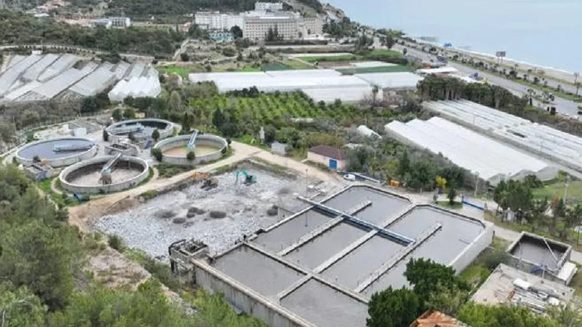 Antalya Konaklı Arıtma Tesisine 200 milyon TL’lik çalışma