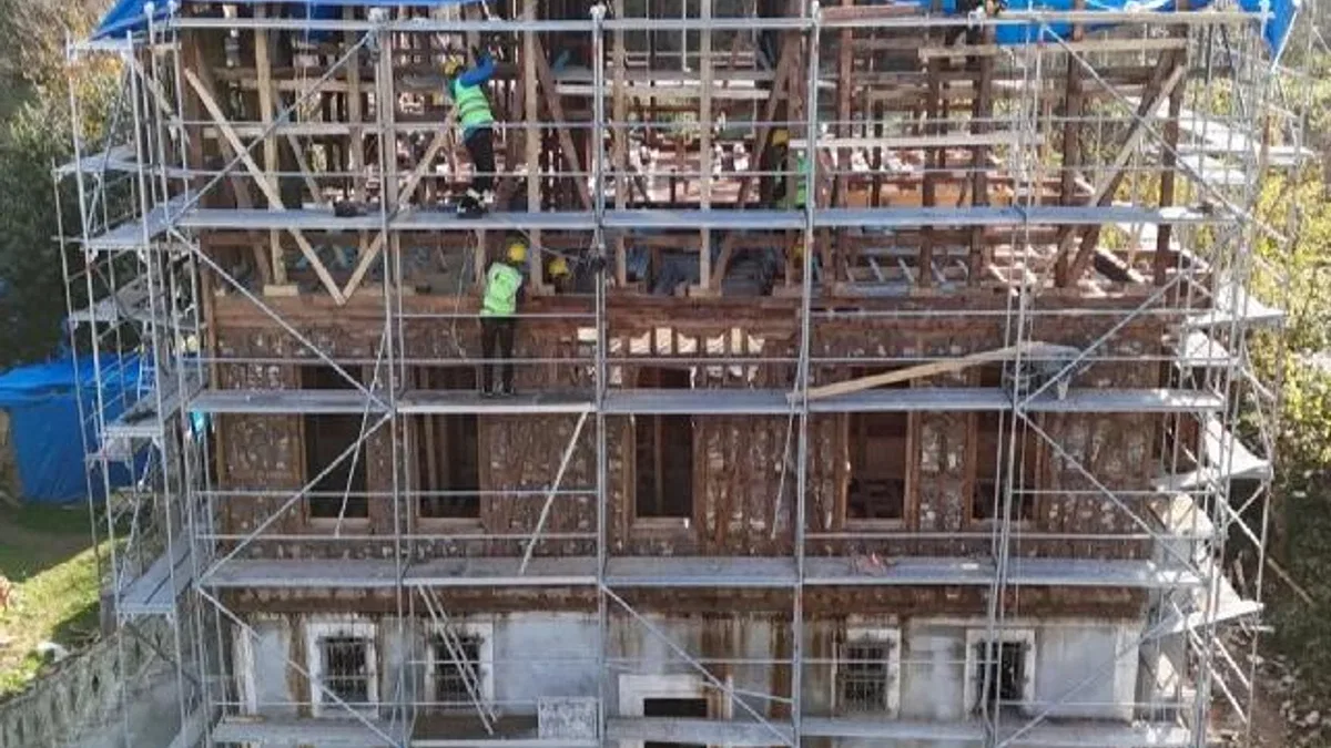 Ordu’da Çamaş Cevat Bey Konağı restorasyonla hayat buluyor