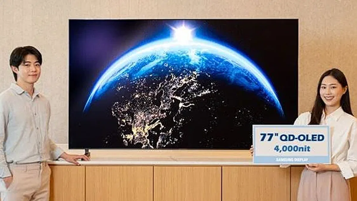 Samsung, çığır açan 4.000-Nit QD-OLED panelleri duyurdu