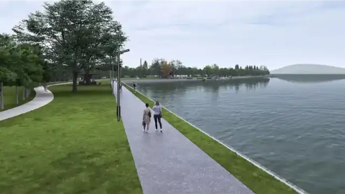 Sapanca Gölü manzarasında yeşil koridor uzuyor