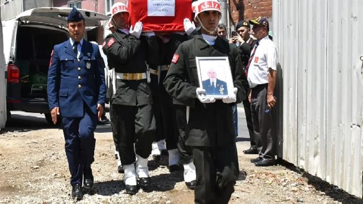 Bursa'da Kore Gazisi askeri törenle uğurlandı