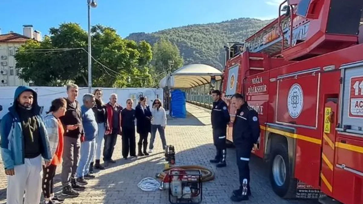 Muğla Büyükşehir gönüllü itfaiyeciler yetiştiriyor