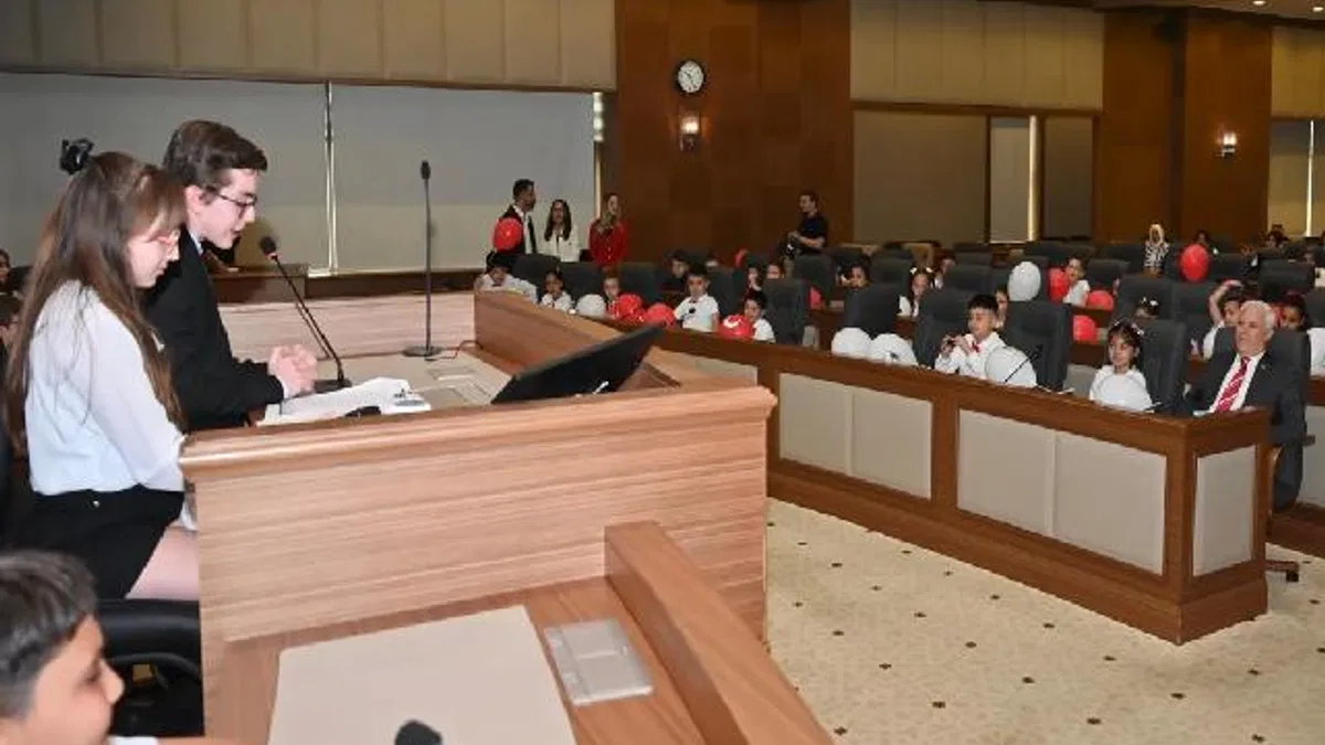 Bursa Büyükşehir Meclisi’nde söz çocukların... Bursa hayallerini paylaştılar