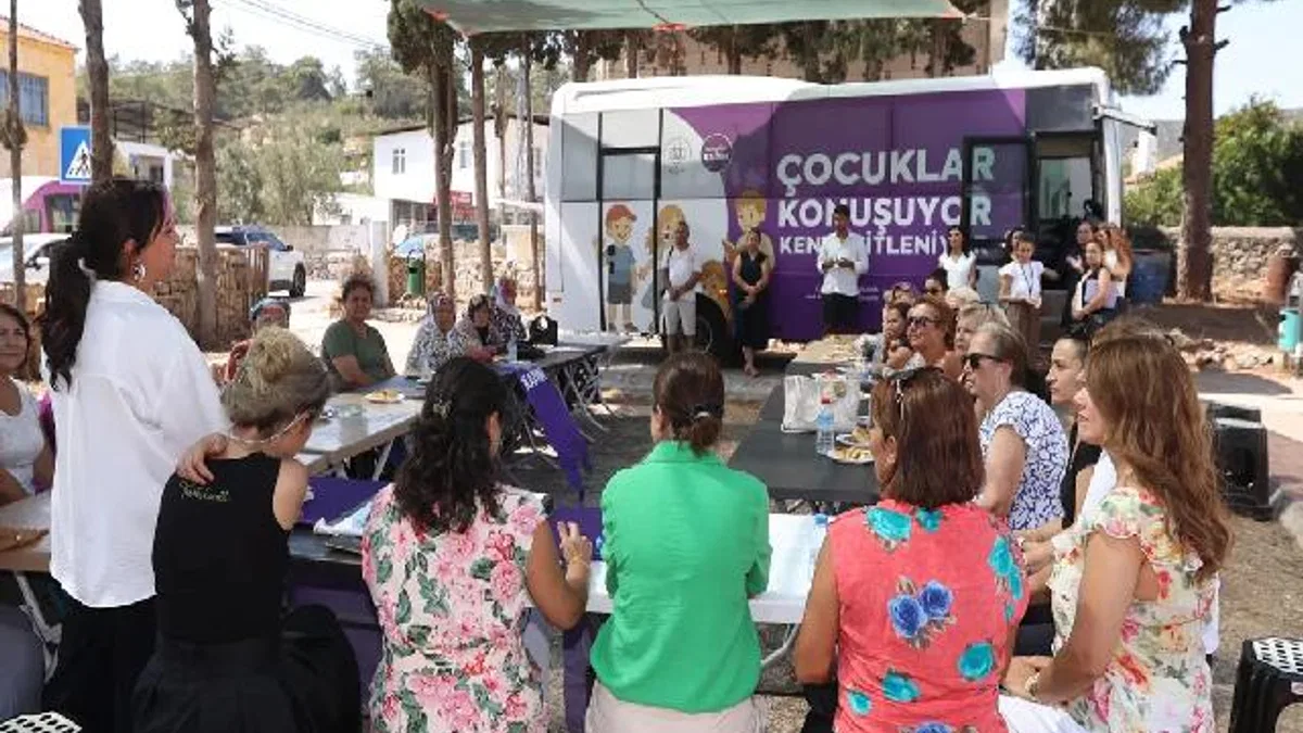 Muğla’da kadınlara ve çocuklara gezici destek