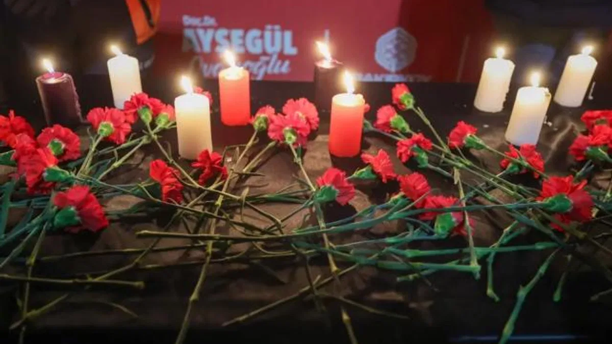 İstanbul Bakırköy'de sessiz anma