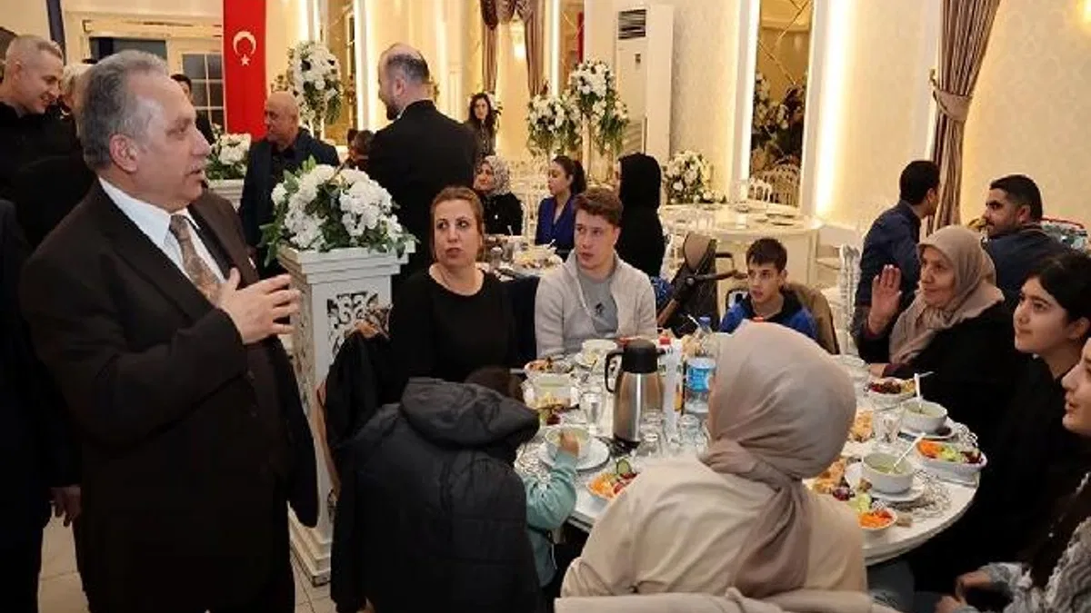 Kayseri Talas'tan şehit ailelerine iftar
