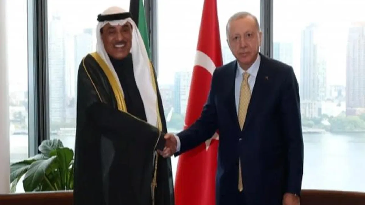 Kuveyt Veliaht Prensi Şeyh es-Sabah ile görüştü