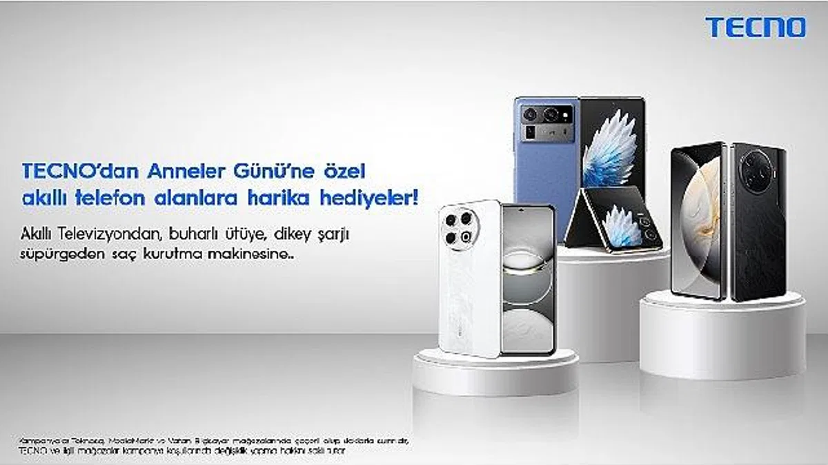 TECNO'dan Anneler Günü'ne özel akıllı telefon alanlara harika hediyeler!