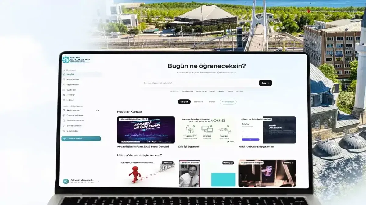 Kocaeli Büyükşehir personelinin dijital eğitim imkanı artıyor