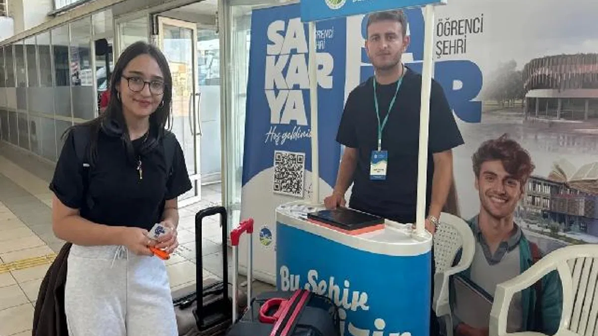 Sakarya’da üniversite öğrencilerine sıcak karşılama