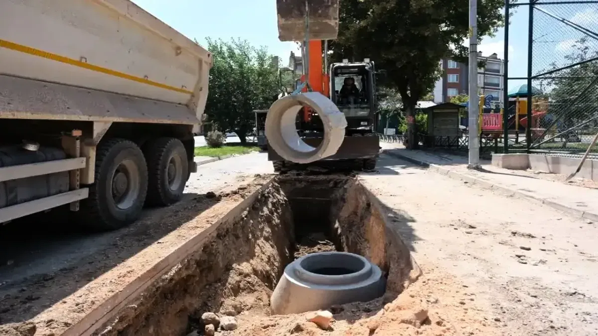 Eskişehir'de yeni kanalizasyon hatları tamamlandı