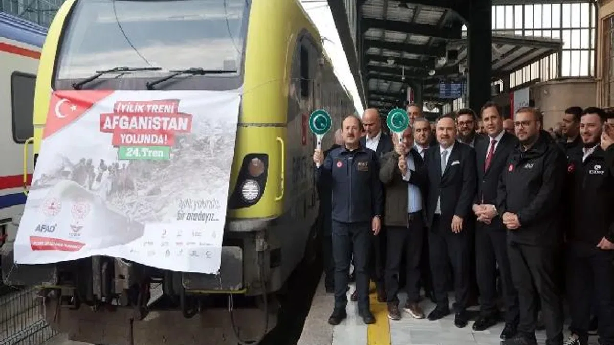 24. İyilik Treni Afganistan yolunda