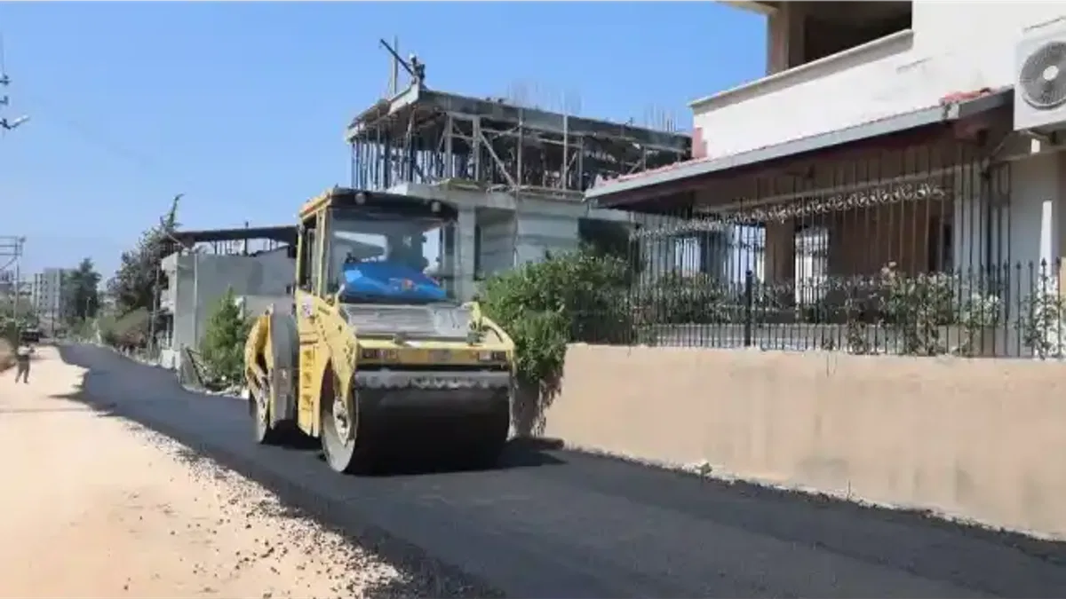 Hatay Büyükşehir'den asfalt çalışması