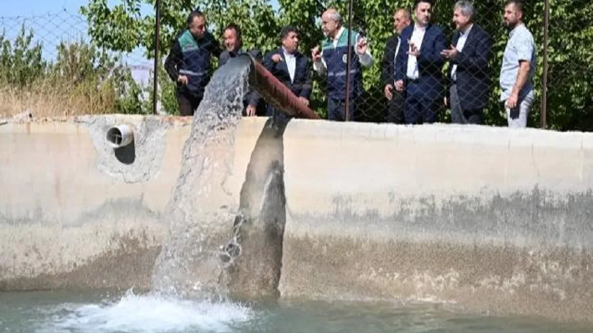 Üreticiyi sevindiren haber! 4 bin 500 dönüm alanda tarımsal sulama