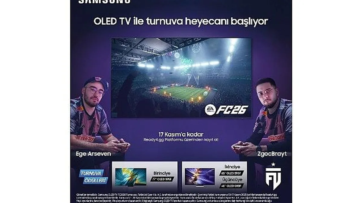 Samsung OLED TV ile turnuva heyecanı başlıyor!