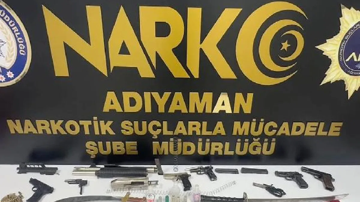 Adıyaman’da uyuşturucu ve asayiş operasyonları