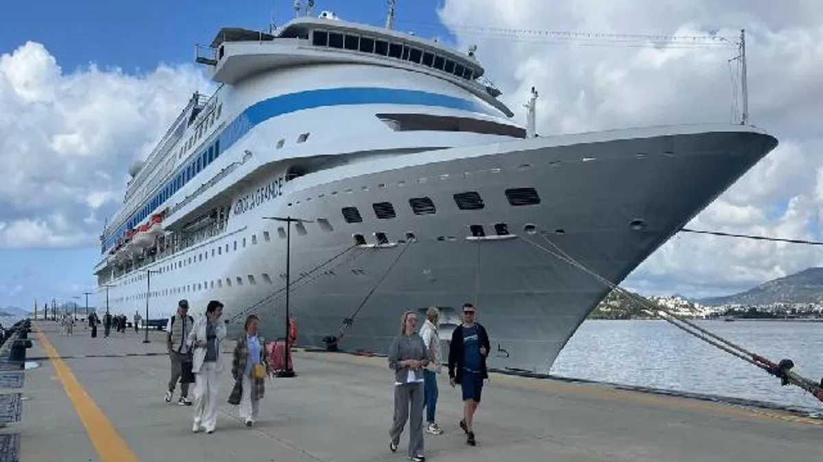 Bodrum kruvaziyer sezonunu açtı