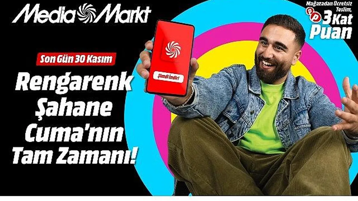 MediaMarkt'ta Rengârenk Şahane Cuma kampanyası başladı